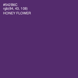 #542B6C - Honey Flower Color Image